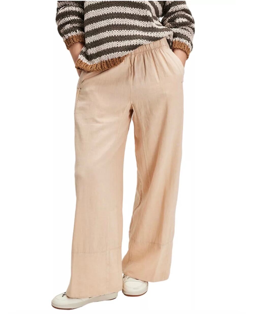 Free People Days End Linen Pants - S